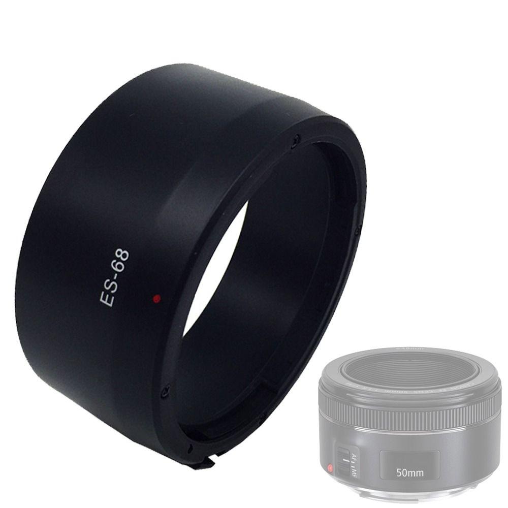 Black Anti-Glare Cover ES-68 Camera Lens Sunshade for Canon EF 50mm F/1.8 STM Camera Accessories