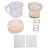 Yogurt Maker Filter with Fine Mesh Robust ABS Yogurt Filter Strainer with Lid for Home