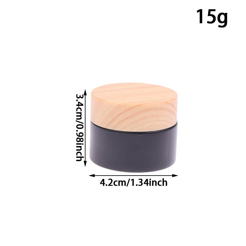 Пустые банки из матового стекла, банка для крема, косметический контейнер с крышкой, стеклянная бутылка 5-100 г, контейнер для макияжа, дорожные косметические банки