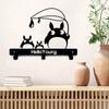 1pc Cute Totoro Baby Keychain, Wall-mounted Coat Rack, Keychain, Key Hanger, Towel Rack One Piece Cute Totoro Baby