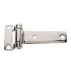 T Shape Door Hinge 304 Stainless Steel Smoother Operating High Load Capacity Hatch Hinge for RV Van Cabinet Yacht