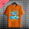 Funny Husband  Wife Beach Travel Graphic Tshirt Pure Cotton Short Sleeve Casual Fashion Tshirt for Vacation Wear