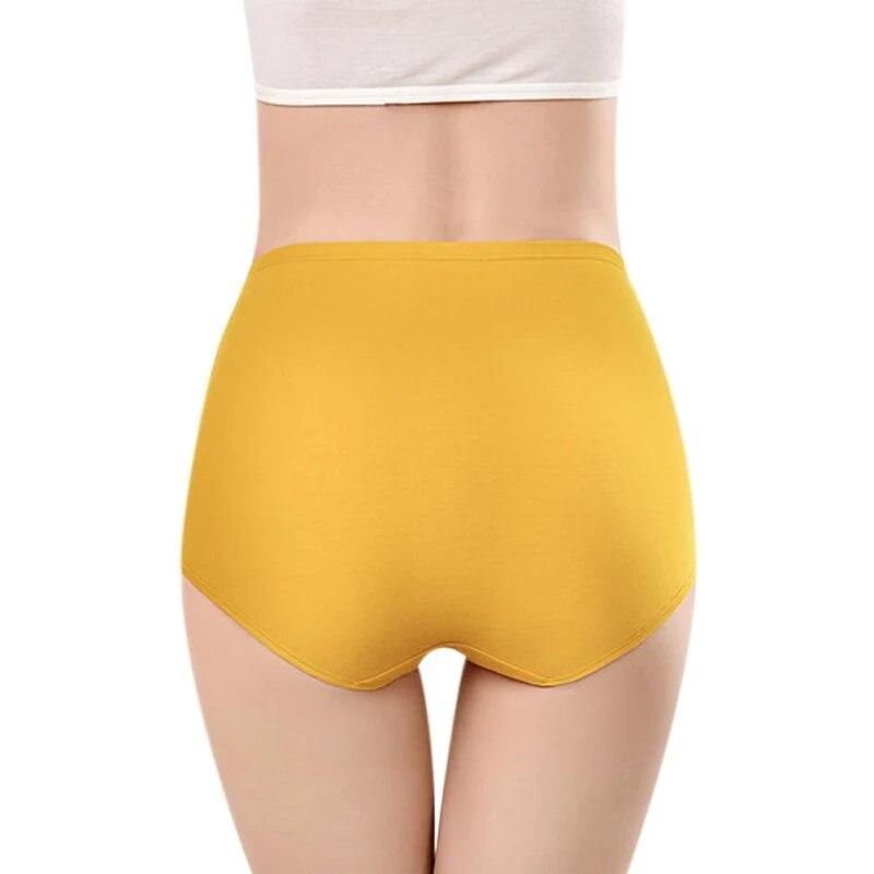 Женское нижнее белье с высокой талией и закрытым животом, легкое и дышащее нижнее белье большого размера