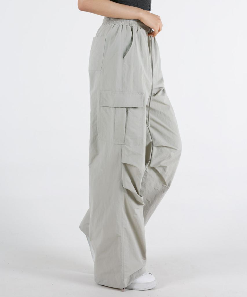 UMM Women'S Clean Key Long Short Cargo Wide Pants 3 Colors