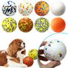 Dog Training Toy Ball High Elastic Bite Resistant Anxiety Relief with Unique 3D Protrusions for Aggressive Chewers Interactive Pet Supplies