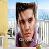 Elvis Presley Tribute Beach Towel Super Soft & Absorbent Comfortable Lightweight Perfect for Traveling Yoga Camping and Swimming