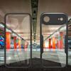 For iPhone Air Case Acrylic + TPU Clear Phone Cover with PET Screen Film