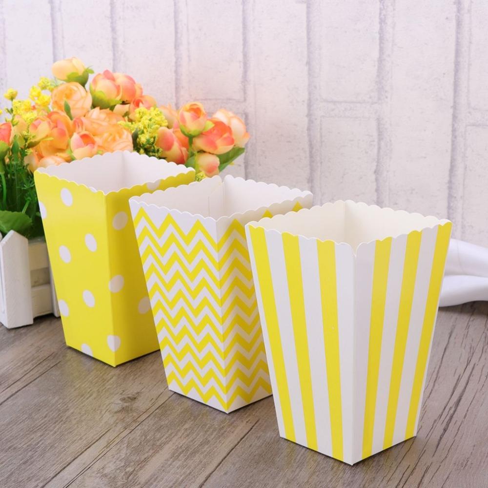 for Theater,Party,Home Popcorn Paper Containers Popcorn Tubs Party Supplies Popcorn Boxes