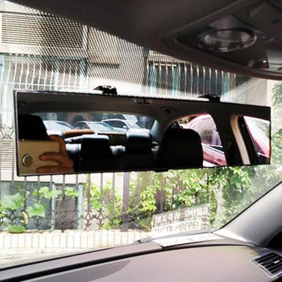 Автомобильное зеркало заднего вида с широким углом обзора, универсальная простая установка, антибликовое панорамное зеркало заднего вида для внедорожников и грузовиков