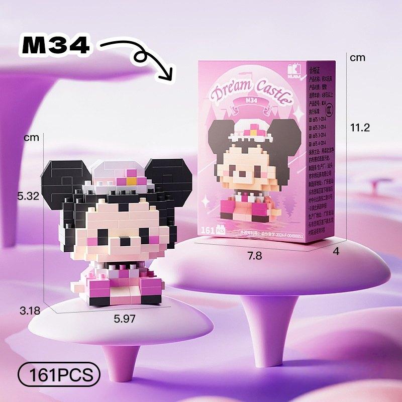 Assembly Model Building Blocks, Doll Toys Are Suitable Educational Diy Games, Cartoon Anime Games, Back-To-School Learning