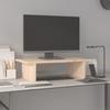 VidaXL Monitor Stand 50x27x15 Cm Solid Pine Wood 813974