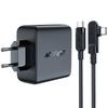 Acefast GaN Network Charger 100W Black, 3xUSB-C/1xUSB-A, Incl. 2m 100W Angled USB-C Cable