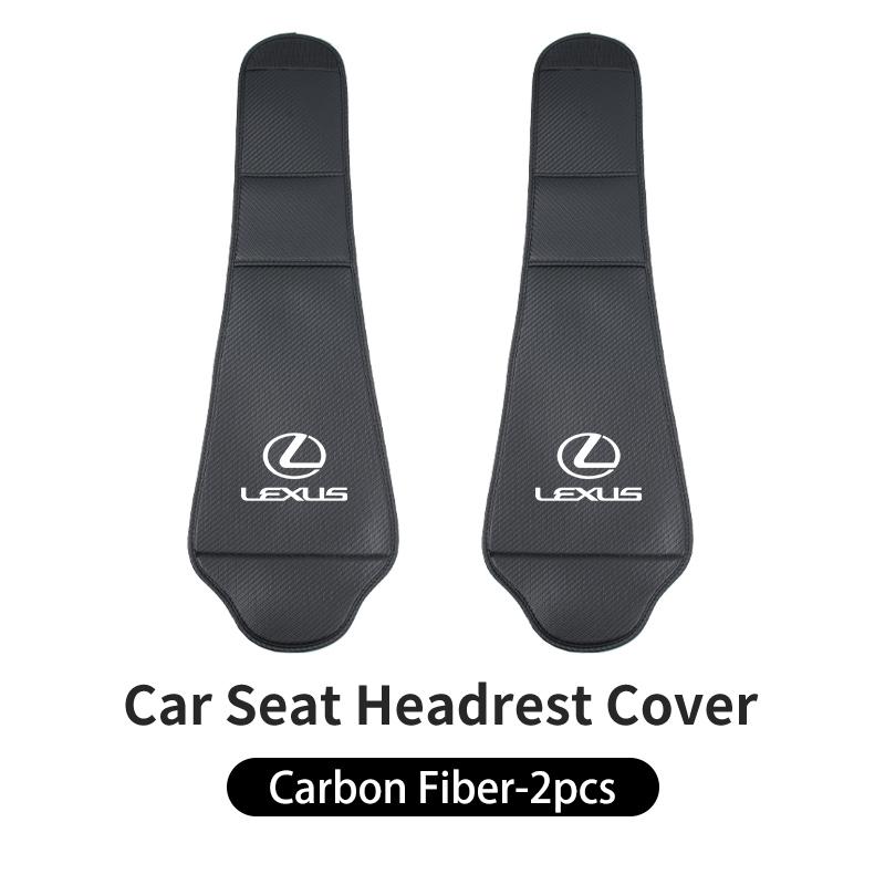 CKU5 Car Seat Headrest Cover Leather Neck Pillow Protector Interior For Lexus UX250h RX450h CT200h RX400h NX300h RX350 RX300 GX47