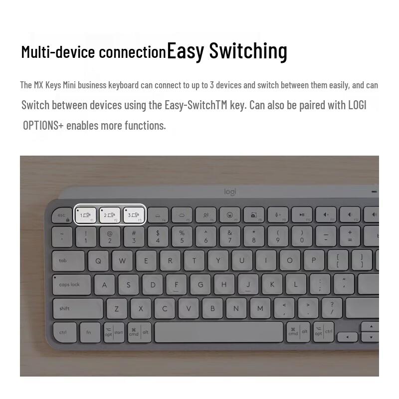 Беспроводная Bluetooth-клавиатура Logitech MX Keys Mini
