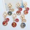 Keychain Chinese Dragon New Year Hollow Stainless Pendant Phoenix Keyring Dragon Bag Hanging Decor Zodiac