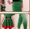 Костюмы рождественского эльфа для родителей и детей для мужчин, женщин и детей - зеленые костюмы для косплея