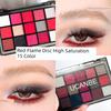 Ucanbe New Product Eye Shadow Plate 15 Color Red Series Red Flame Smoke Makeup Cos Makeup Artist New Year Concert Play Makeup