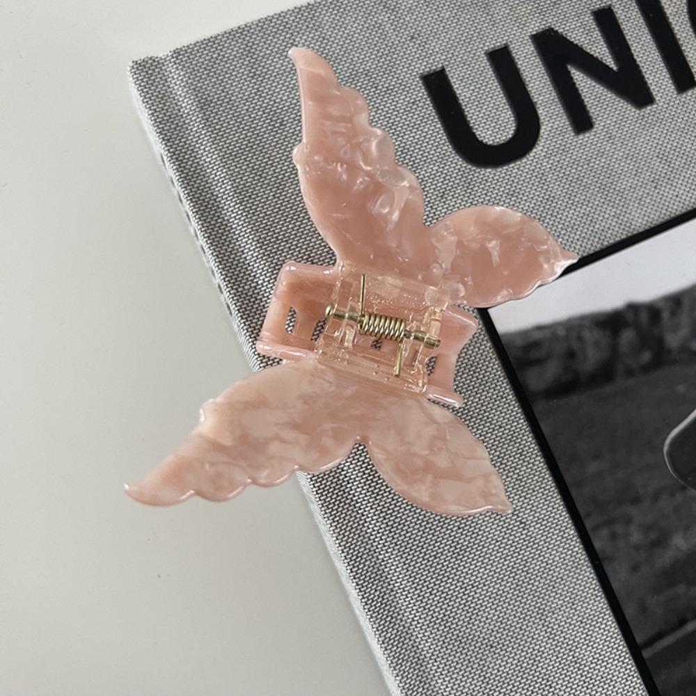 Acetate Fiber Butterfly Hair Claw Colorful Hair Clamps New Hair Clip