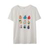Large size women's creative three-dimensional cartoon fruit printing T-shirt summer loose age-reducing top 262801