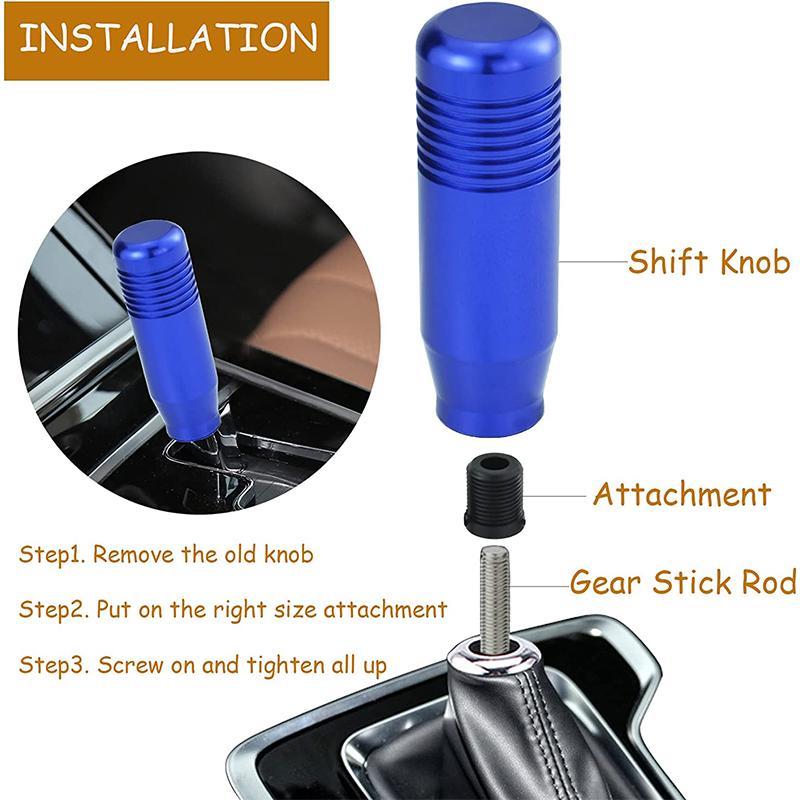 8,5 см крутая алюминиевая ручка переключения передач, ручная ручка переключения передач для автомобиля, рычаг переключения передач, универсальная модификация автомобиля
