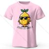 Men's Juice Be Cool Printed T-Shirt 100% Cotton Oversized Fruit Pun Graphic Tees for Women Summer Tops Chill Streetwear