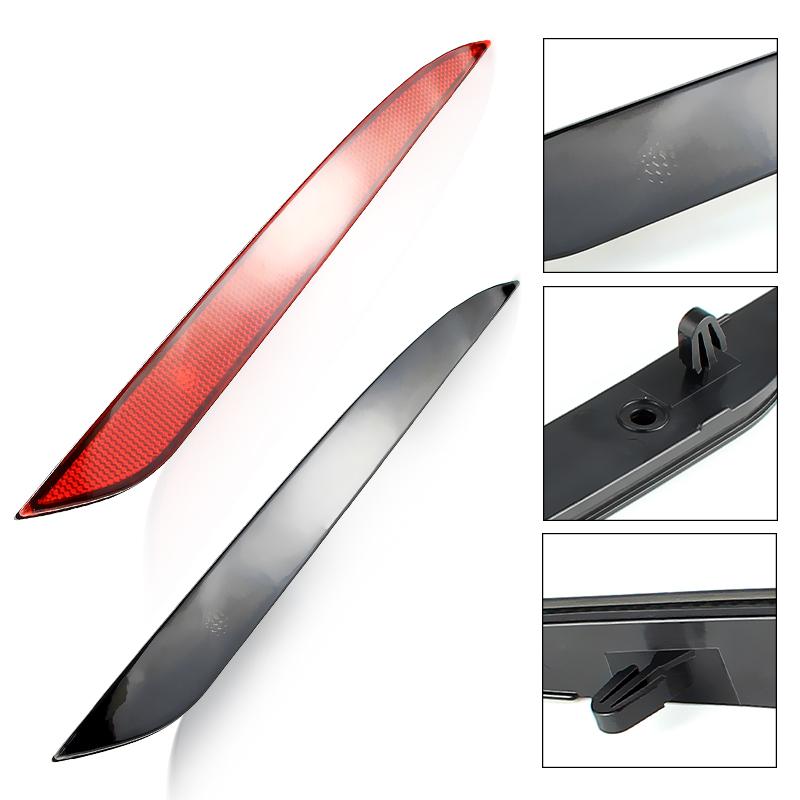 2PCS LED Rear Bumper Brake Lights Canbus For Tesla Model S 2012-2022 Smoked/Red Lens Red Tail Stop Warning Lamps Car Accessories