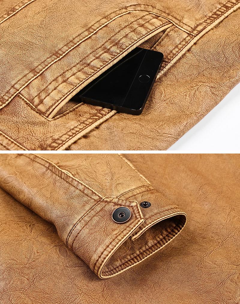 Мужская повседневная кожаная куртка зима-осень Военная Униформа Мотоцикл Байкер Пилот-бомбардировщик Куртки из искусственной кожи