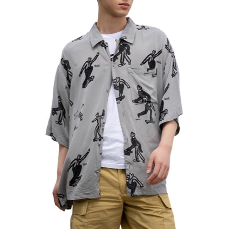 Vans  Asia Artist Collection SS24 Short-sleeved Shirt 'Dark Grey' Men's VN000J2XDGC1