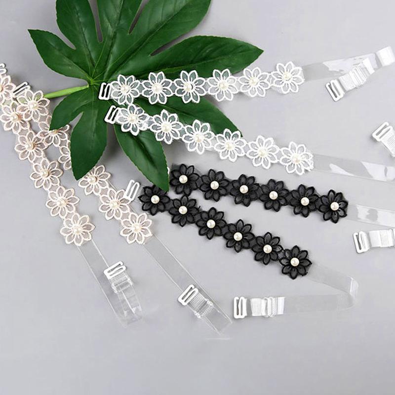 1 пара Цветочный Сексуальный Декор Платья Летние Бретели для Бюстгальтера Эластичные Плечевые Ремни Регулируемые Пластиковые/Кружевные Женские