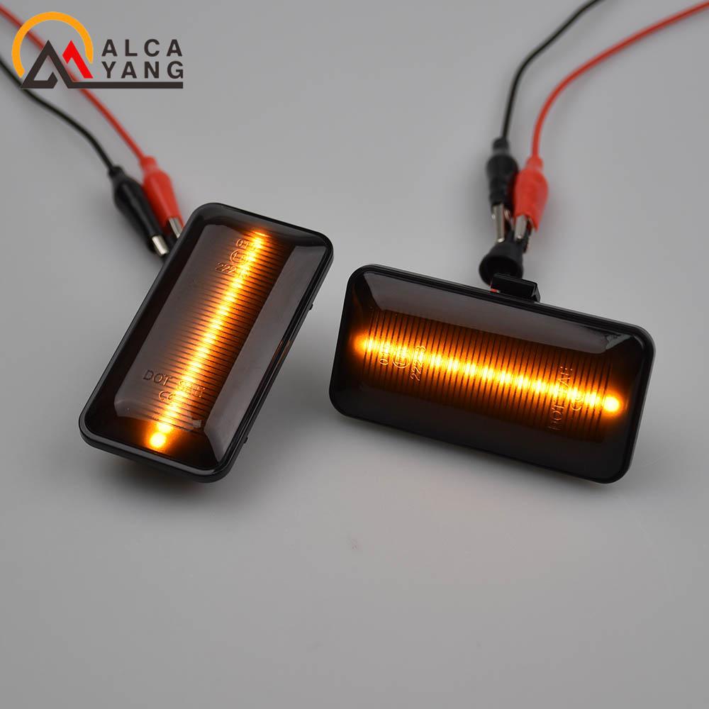 LED Side Marker Indicator Lamp for VW Golf 2 3 Passat B3 Vento Jetta Seat Ibiza 2 Cordoba Flowing Water Turn Signal Light