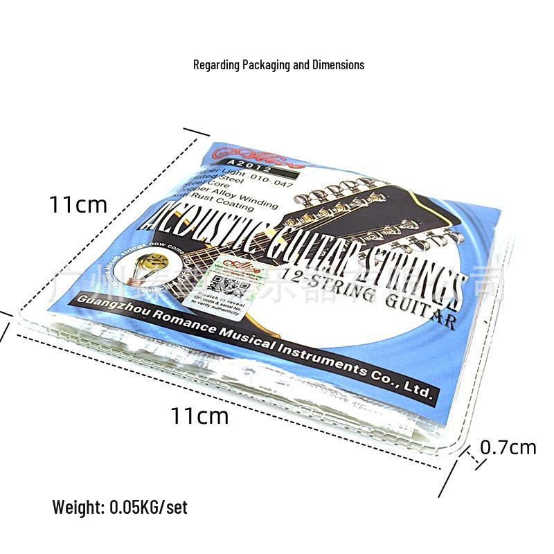 Alice A2012 12-String Acoustic Guitar Strings Set