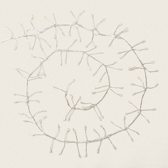 Гирлянда - NO NAME - GHIRLANDA 100 - 100 теплых белых светодиодов - 150 см - Работает от батареек