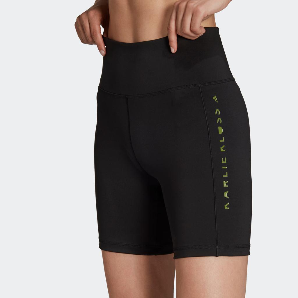 adidas X Коллаборация Karlie Kloss Aeroready Тайтсы Влагоотводящие Мягкие Тренировочные Шорты Женские шорты Черный GH6846