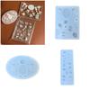 Flexible Reusable Silicone Craft Molds For Resin Jewelry Making And Mini Dessert Decorations