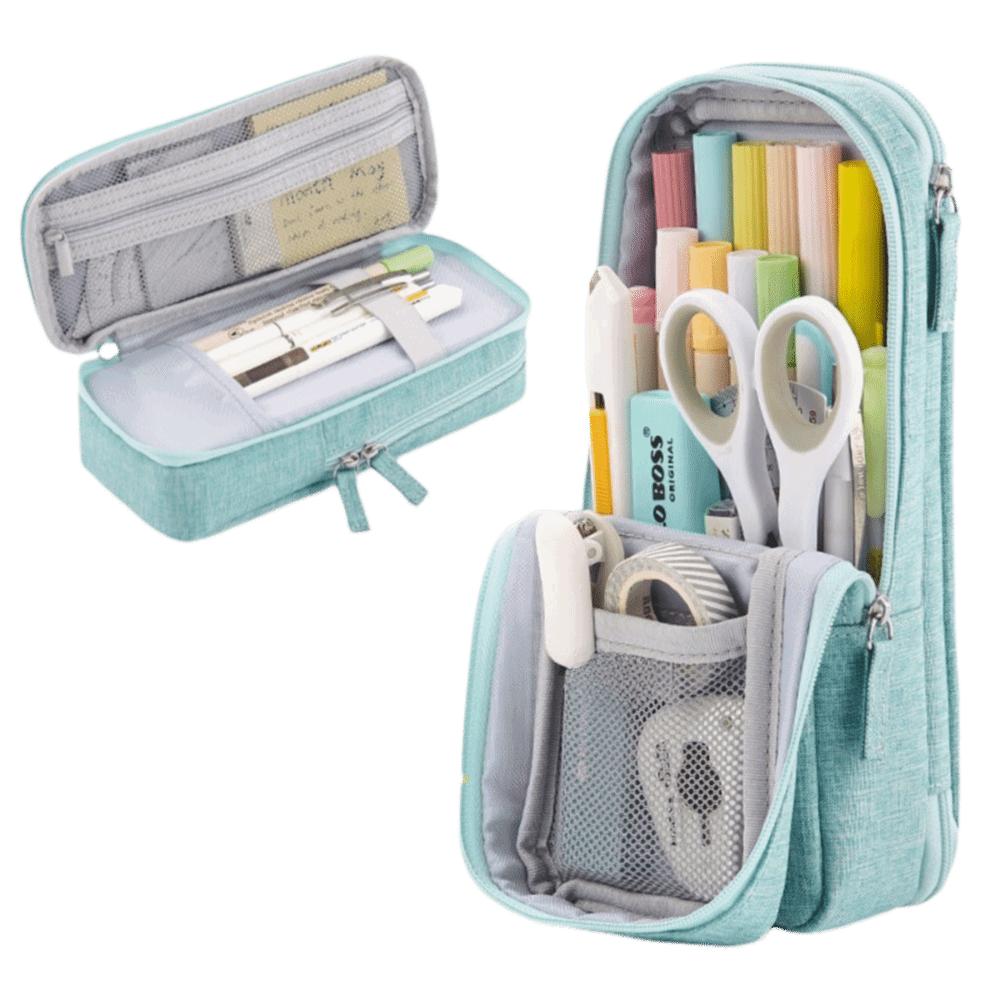 Simple Pen Storage Bag Large-capacity Student Stationary Boxes Folding Pencil Case  Children