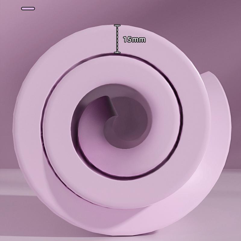 Jumping Rope Shock-absorbing Yoga Mat Fitness Aerobics Soundproof Shockproof Anti Slip Soundproof Thickened Mat Sports Exercise Dance Practice Mat