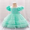 Baby Girl Party Dress Butterfly Sequin Fluffy Mesh Child Kids Clothing Toddler 1st Birthday Baptism Gown Flower Bridesmaid Dress