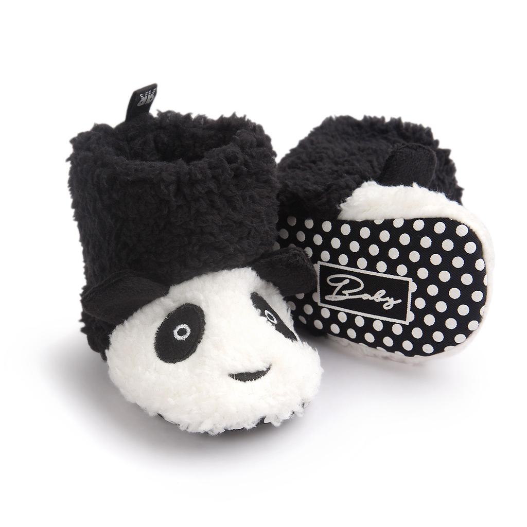 MYGGPP Baby Shoes Cotton Shoes Baby Cotton Soft Bottom Shoes Small Boots Cartoon Boots Cotton Boots 0-1 Years Old Toddler Cotton Shoes