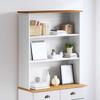 Hutch ASKIM 91 x 30 x 104 cm Solid Pine Wood
