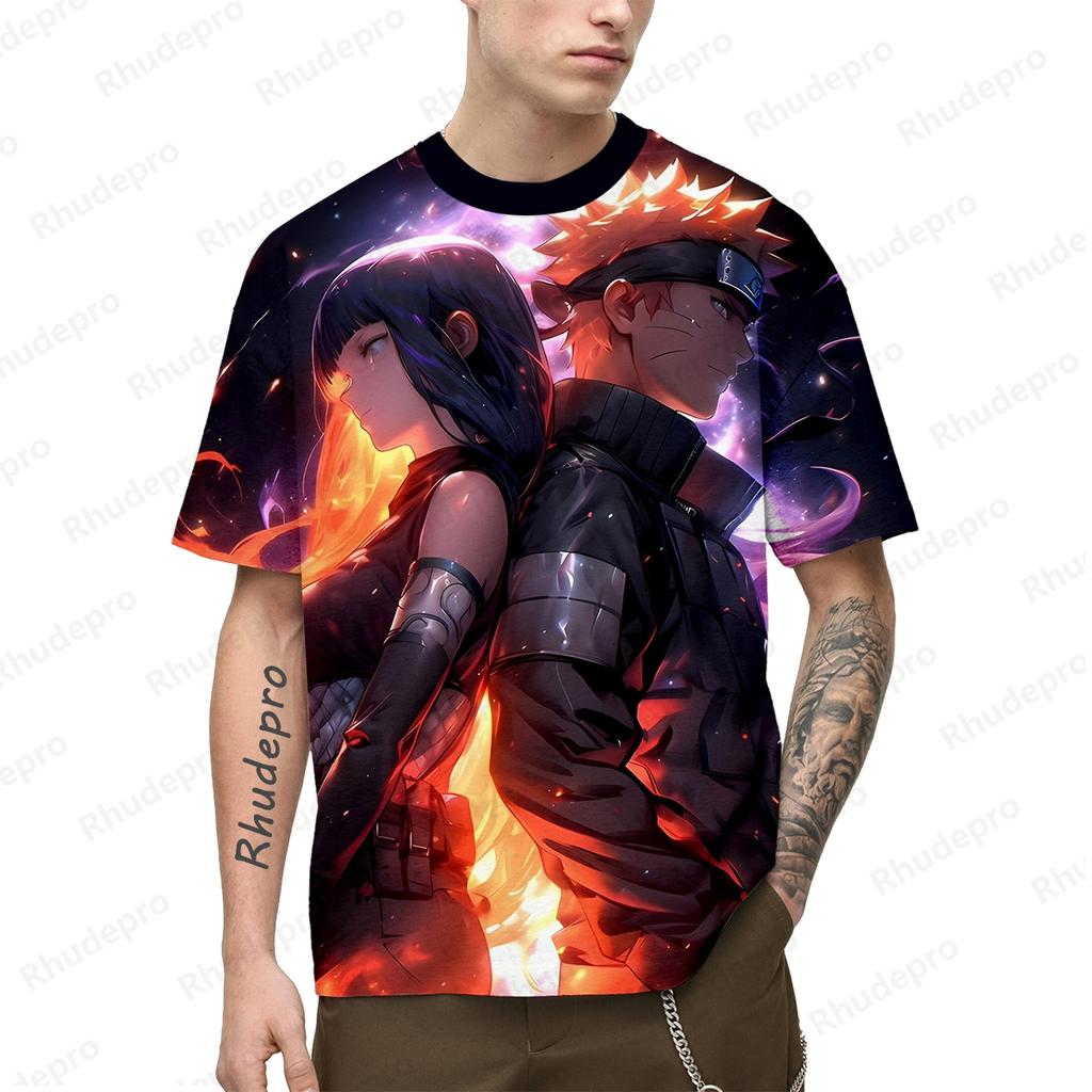 Uchi Haba T-shirt Short Sleeve Clothing Naruto High Quality Gift Fashion Y2k Clothes Trend Anime Shirts Streetwear