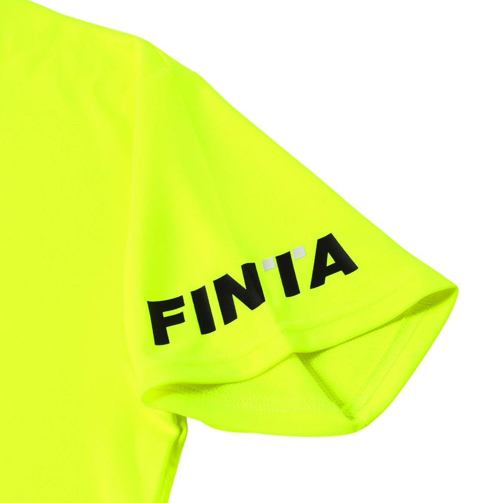 FINTA Men's Dry Short Sleeve Practice Shirt for Soccer and Futsal, FTE0011 (4200), Flash Yellow, Size L
