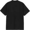 Carhartt WIP SS26 Футболка-столб с коротким рукавом Свободный крой Принт с логотипом спереди Футболка с коротким рукавом Унисекс Футболка I037542-89-XX