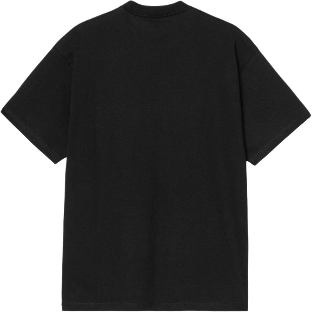 Carhartt WIP SS26 Футболка-столб с коротким рукавом Свободный крой Принт с логотипом спереди Футболка с коротким рукавом Унисекс Футболка I037542-89-XX