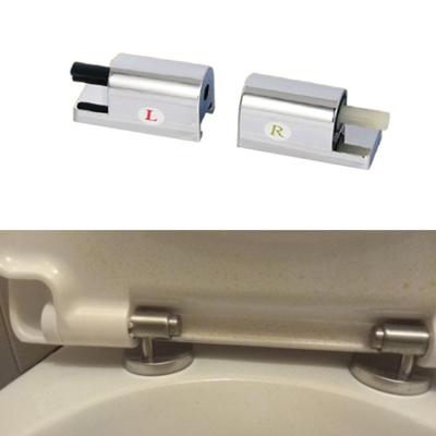 Петли крышки унитаза с плавным закрыванием, медленно опускающиеся, крепежный комплект, фурнитура для плавного закрывания унитаза, крышка унитаза