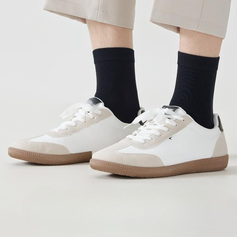 Мужские носки из графена 10A антибактериальные, теплые и дезодорирующие средней длины однотонные осенне-зимние теплые носки