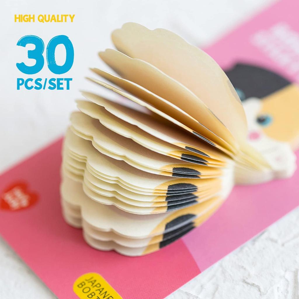 210pcs Cute Animals Sticky Notes Mini Kitty Cat Sticky Notes Gift for Kid Work Desk Home School Student Colleague Friends Office