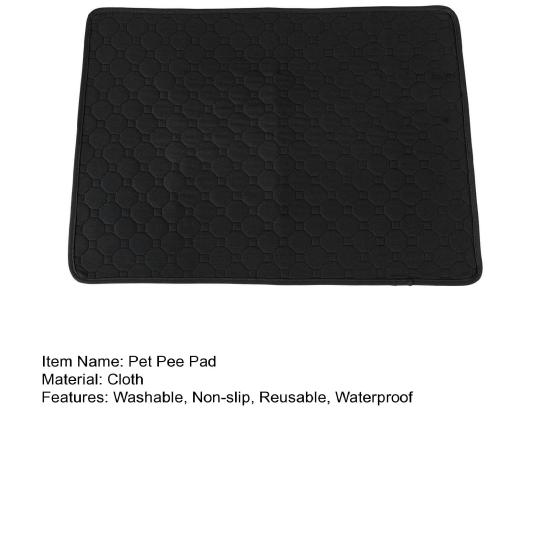 Washable Pet Pee Pad Non-Slip Reusable Dog Diaper Mat Urine Absorbent Puppy Potty Training Pad Waterproof Dog Car Seat Cover
