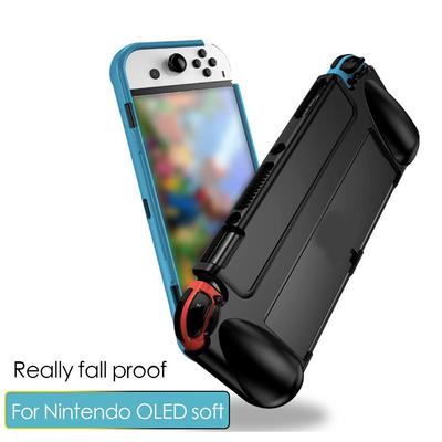 Модный защитный чехол Силиконовый Мягкий Полная оболочка Игровая накладка Защитный чехол для Nintendo Switch OLED Игровой консоли Аксессуары
