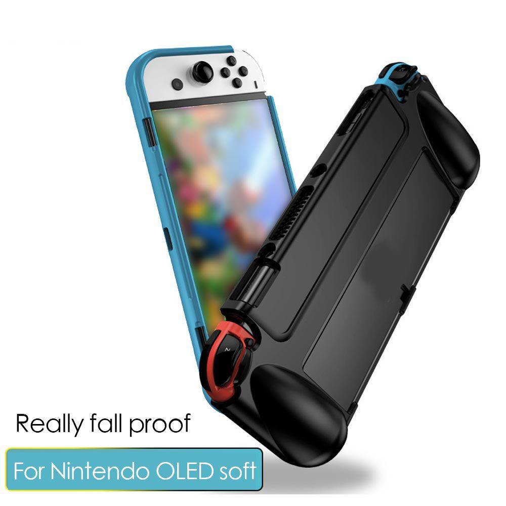 Мягкий игровой скин-чехол Защитная оболочка для Nintendo Switch OLED Чехол для защиты хоста Чехол для игровой консоли Защитный чехол