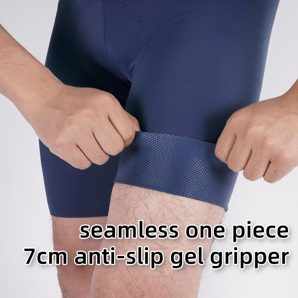 Летние велосипедные шорты-бибы Yongwei Darevie с противоскользящим эффектом - Высокоэластичные, цельные для горного/шоссейного велосипеда.